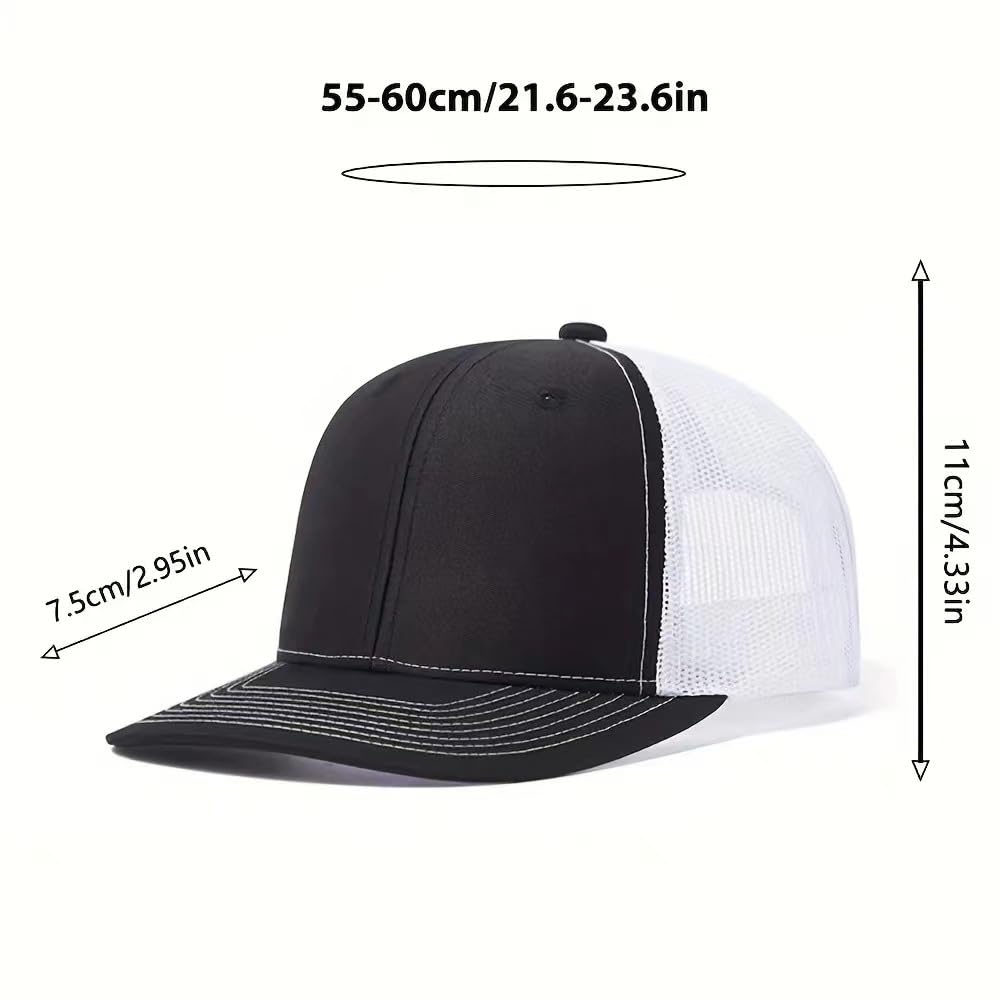 Embroidery Baseball Cap Trucker Hat for Daily Casual Sun Peak Hat
